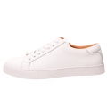 Vintage Men's White Sneakers, Versatile Business Casual Genuine Leather Soft Sole Skate Shoes, Cross-Border Men's Footwear
