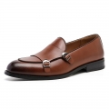Men's Handmade Genuine Top-Grain Cowhide Leather Shoes, Business Formal Oxford Retro Dress Shoes